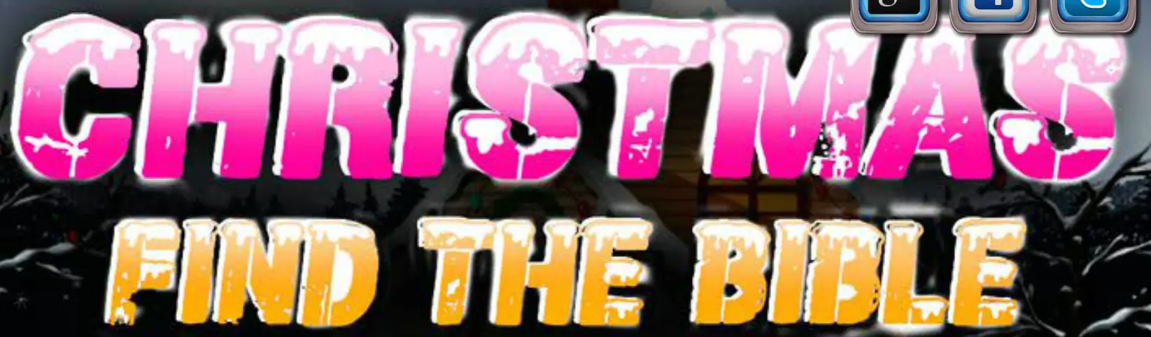 Christmas Find the Bible logo