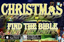 Christmas Find The Bible logo