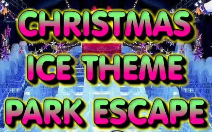 Christmas Ice Theme Park Escape logo