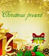『 Christmas present』 logo