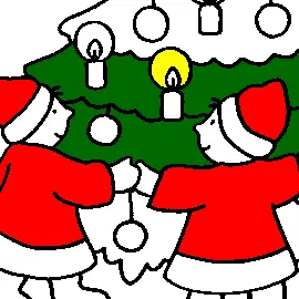 Christmas Tree Coloring logo