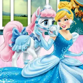 Cinderella and Bibbidy Palace Pets logo