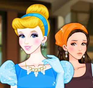 Cinderella Poor VS Princess logo