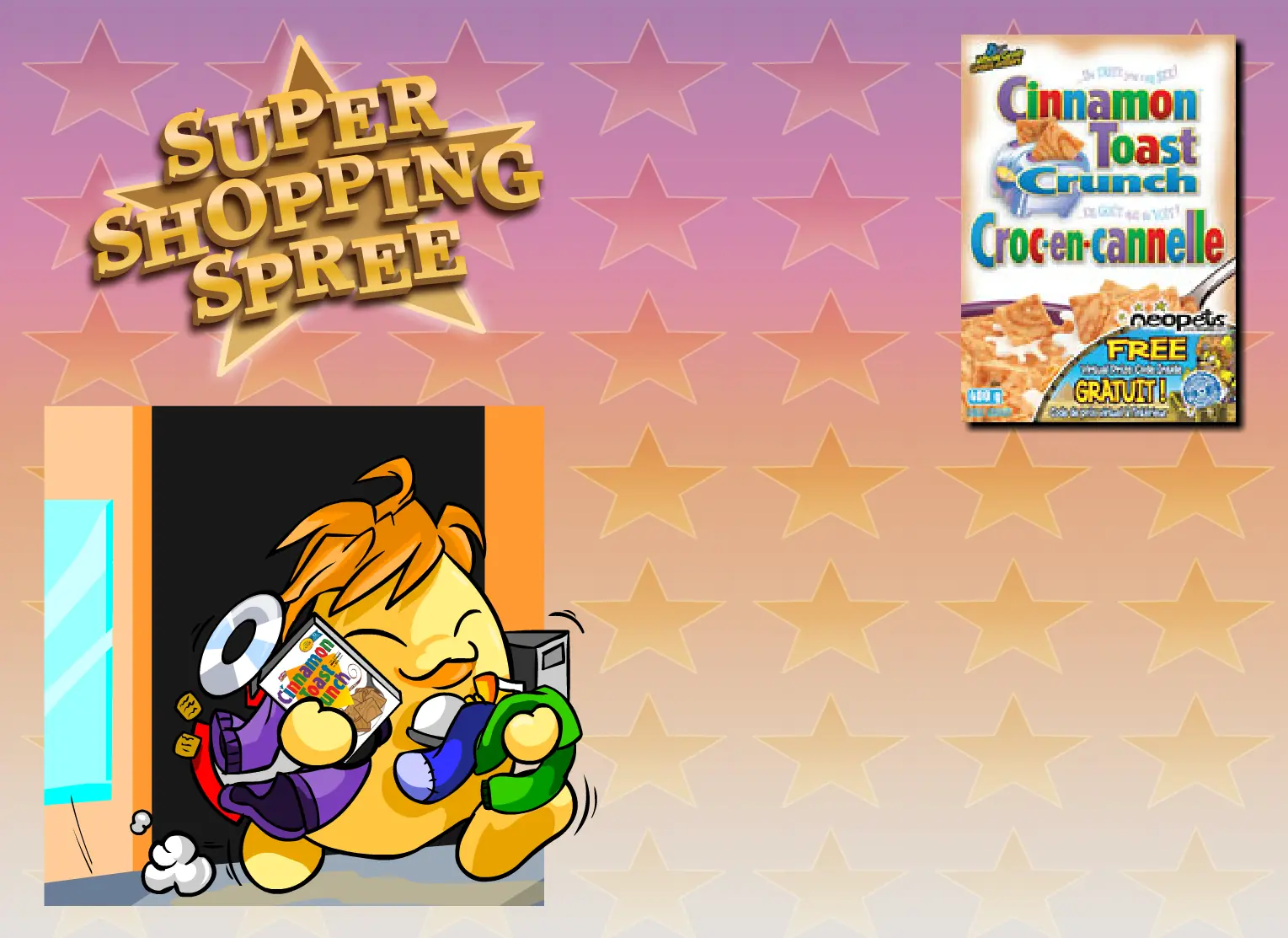 Cinnamon Toast Crunch Super Shopping Spree logo