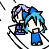 Cirno and Letty, best friends forever! logo