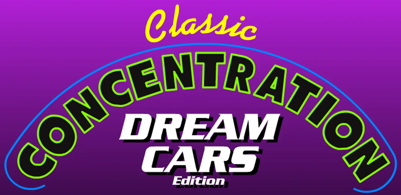 Classic Concentration: Bonus Round: Dream Cars Edition logo
