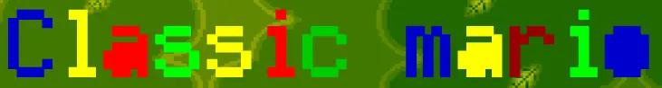 Classic Mario Demo version logo
