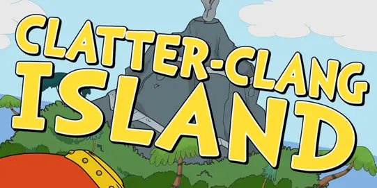 Clatter Clang Island logo