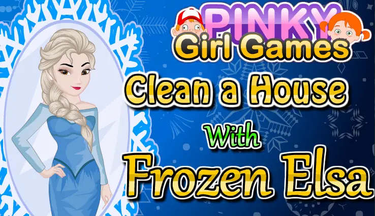 Clean A House With Frozen Elsa logo