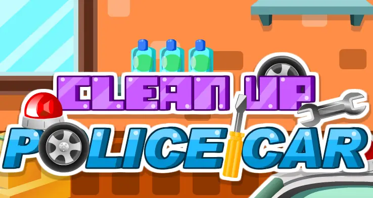 Clean Up Police Car logo