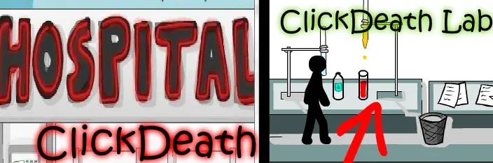 ClickDeath Hospital / ClickDeath Lab logo
