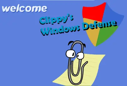 Clippy's Windows Defense logo
