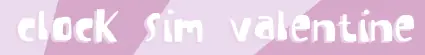 Clock Sim Valentine logo