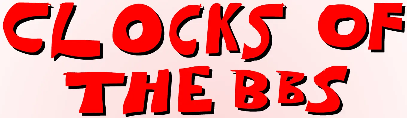 Clocks of the BBS 2021 logo