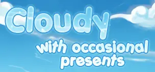 Cloudy with Occasional Presents logo