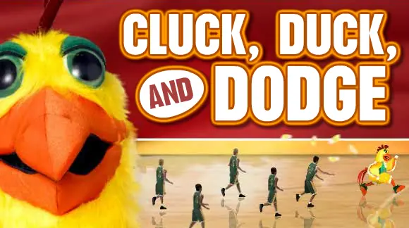Cluck, Duck and Dodge logo