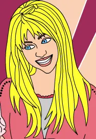Color Hannah Montana logo