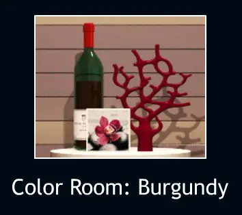 Color Room: Burgundy logo