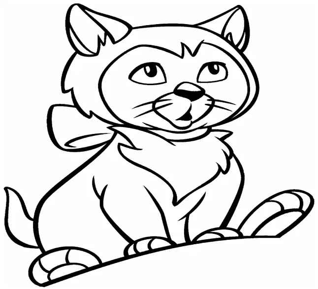 Confused Cat Coloring logo
