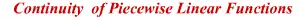 Continuity for piecewise linear functions logo