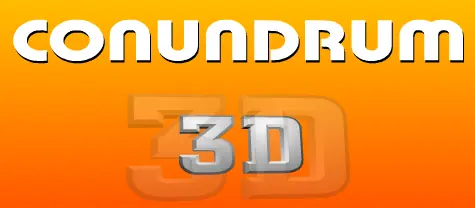 Conundrum 3D logo