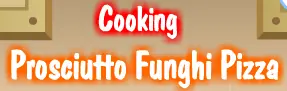 Cooking Prosciutto Funghi Pizza logo