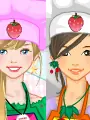 Cooking with BFF Dress Up Game logo