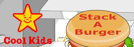 Cool Kids: Stack A Burger logo