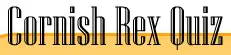 Cornish Rex Quiz logo