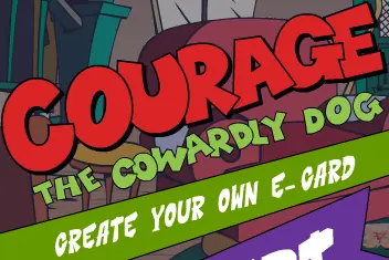 Courage the Cowardly Dog: Create Your Own E-Card logo
