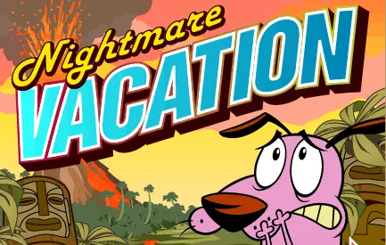 Courage The Cowardly Dog: Nightmare Vacation logo