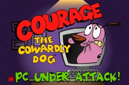 Courage the Cowardly Dog: PC Under Attack! logo