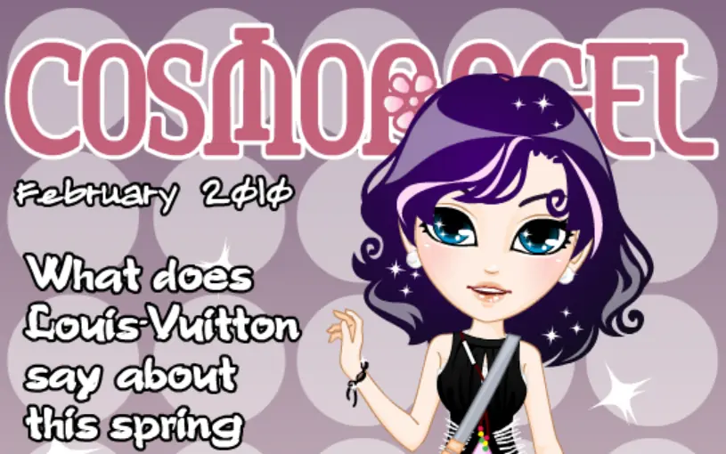 Cover Girl Dress Up: February logo