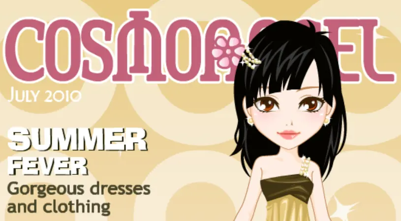 Cover Model Dress Up: July logo