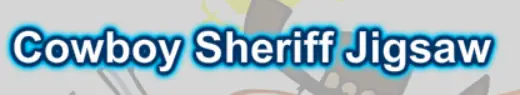 Cowboy Sheriff Jigsaw logo