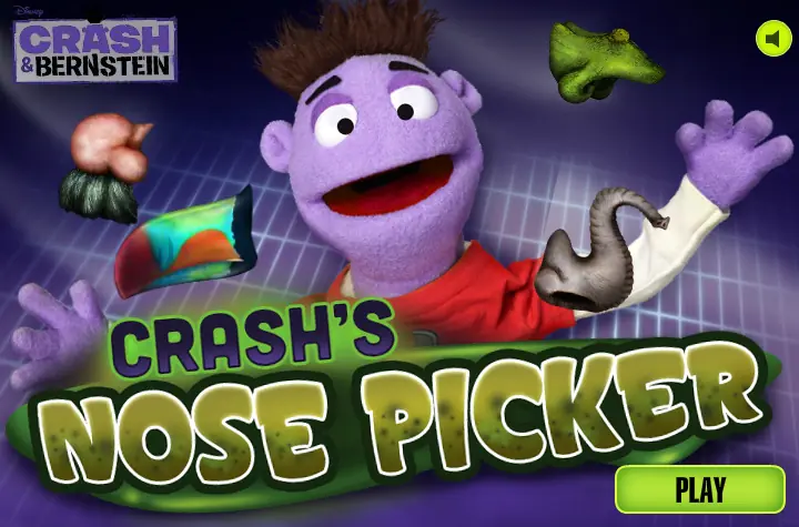 Crash & Bernstein: Crash's Nose Picker logo