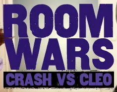 Crash & Bernstein: Room Wars Crash vs Cleo logo