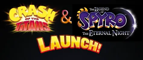 Crash & Spyro Launch! logo