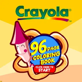 Crayola 96 Page Coloring Book logo