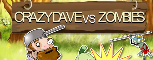 Crazy Dave VS Zombies logo