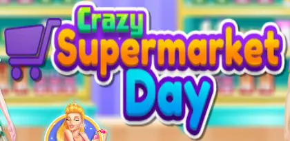 Crazy Supermarket Day logo