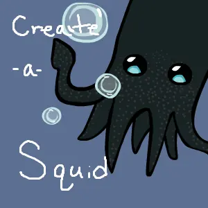 Create -a- Squid logo