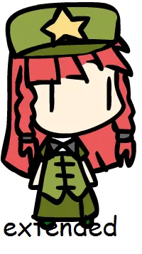 Create a Touhou character extended logo