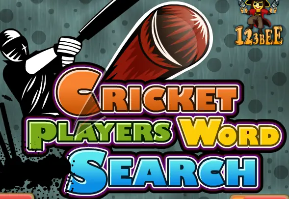 Cricket Players Word Search logo