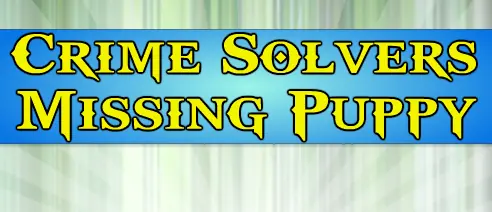 Crime Solvers Missing Puppy logo