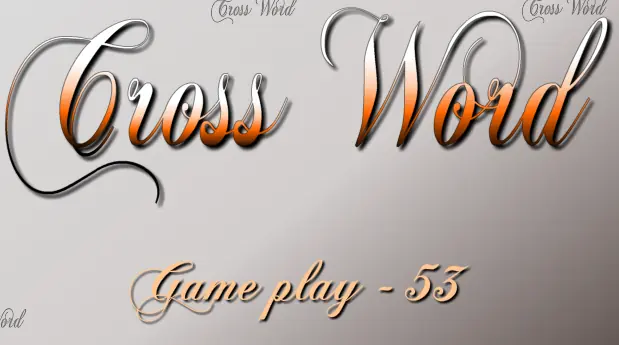 Crossword Game Play - 53 logo