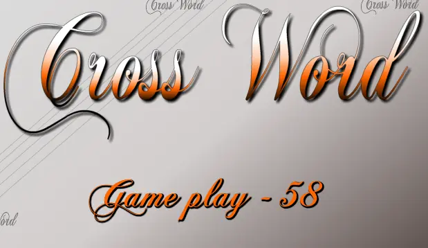 Crossword Game Play - 58 logo