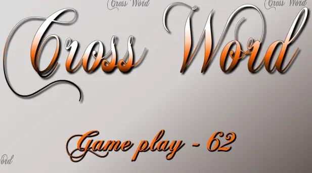 Crossword Game Play - 62 logo