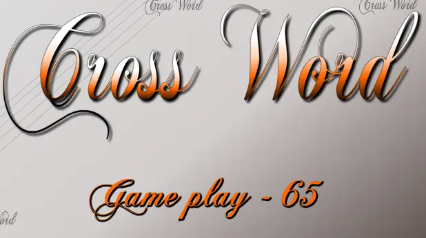 Crossword Game Play - 65 logo