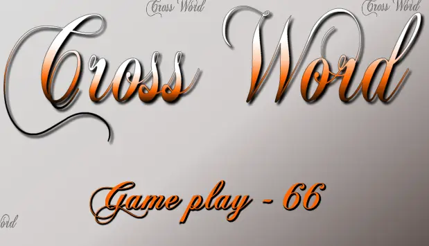 Crossword Game Play - 66 logo